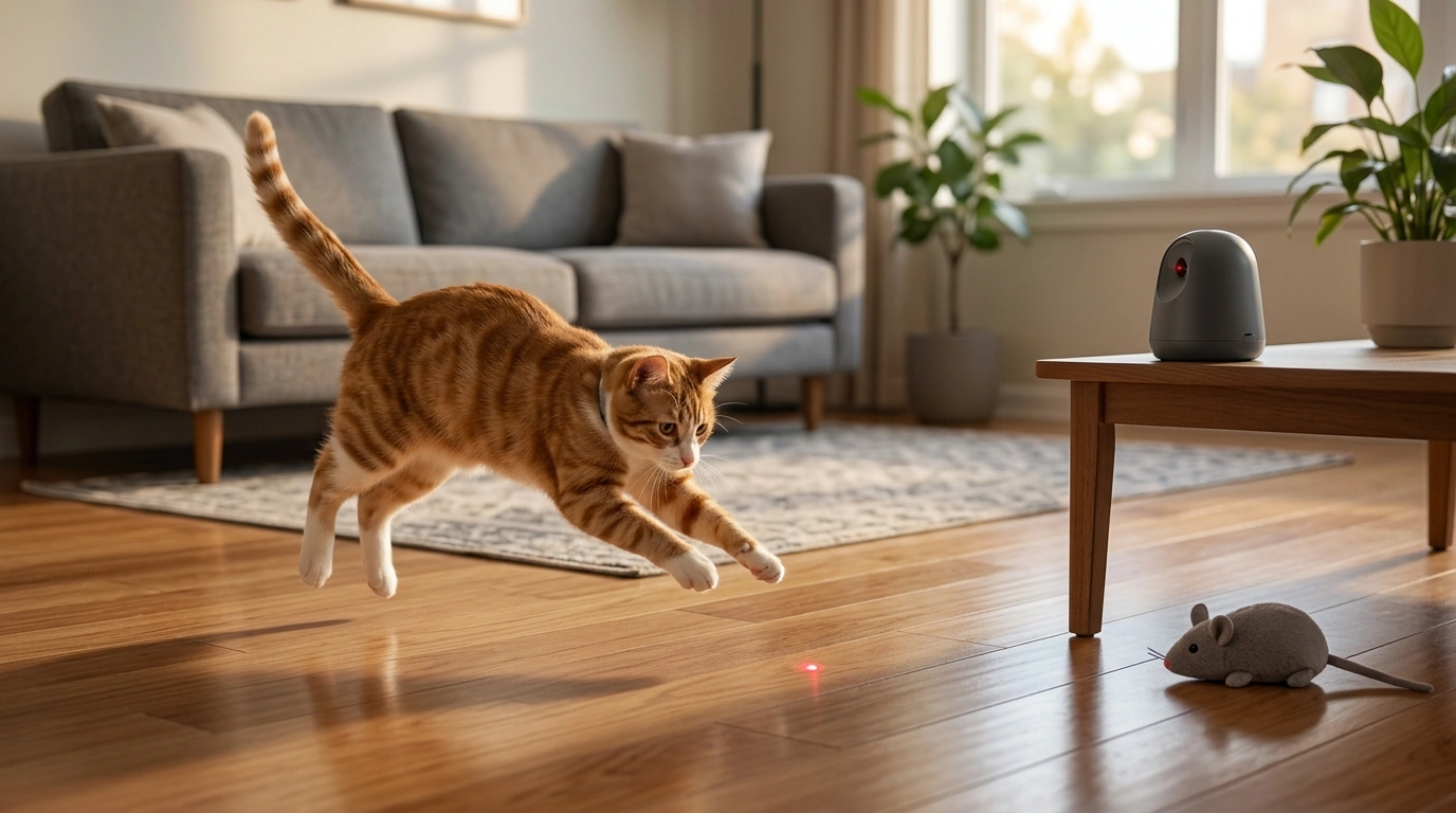 USB Rechargeable Automatic Cat Laser Toy: Setup & Safe Play